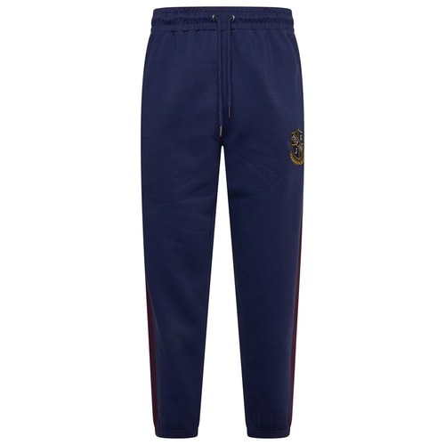 KAM Polo Club Panelled Jog Pants Navy